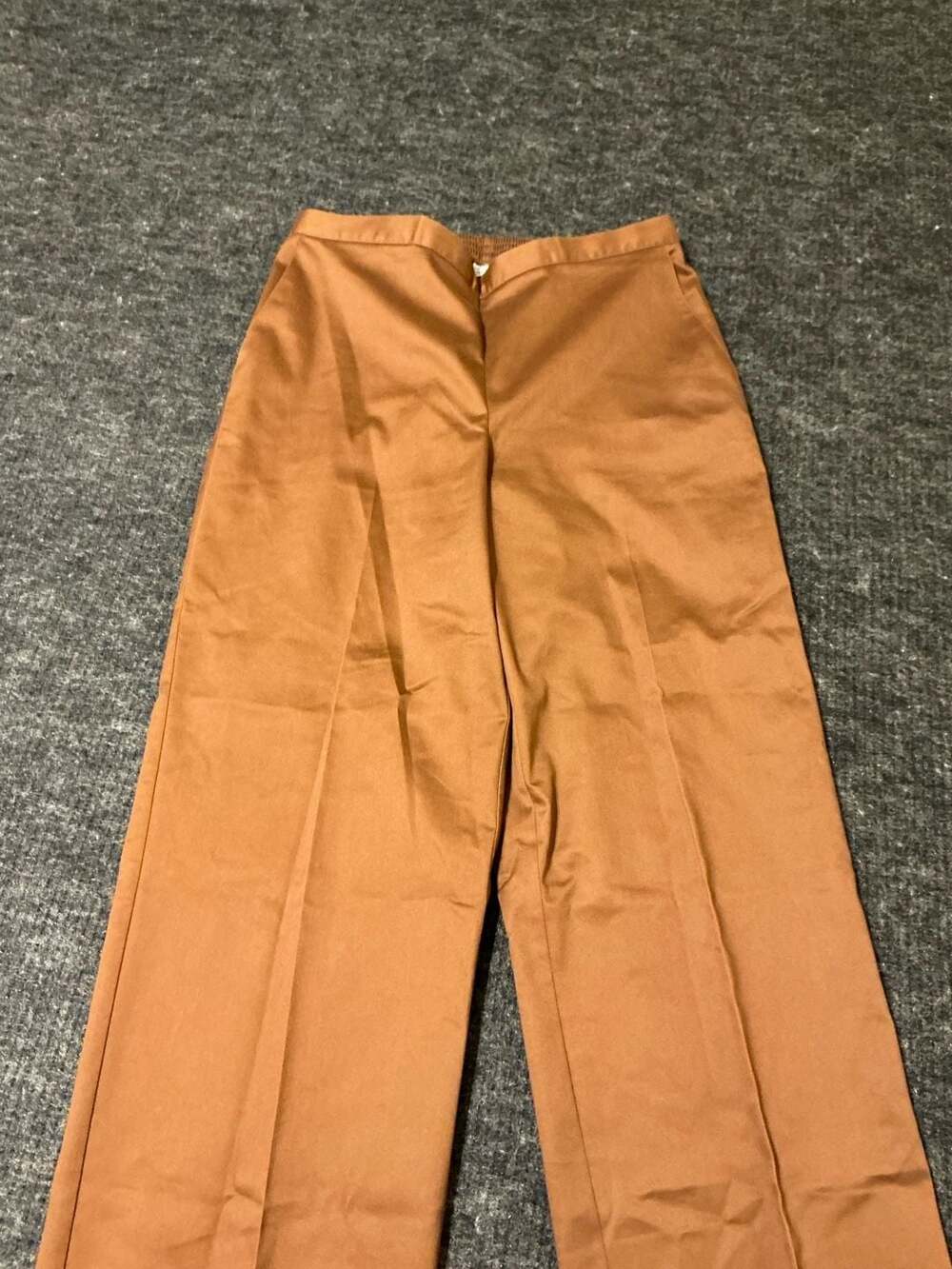 Alfred Dunner Pettite Pants Womens Size 12P Brown Belted Canvas